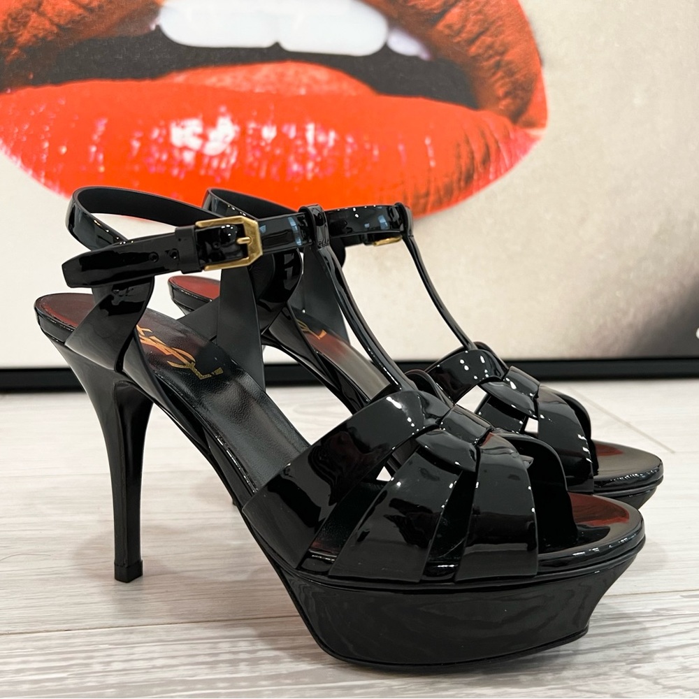 Saint Laurent Tribute 100mm sandals EU:36